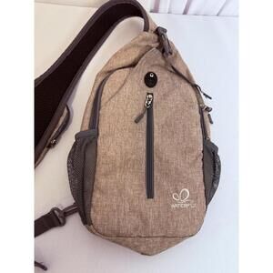 waterfly crossbody Sling Backpack Reflective with Phone Case